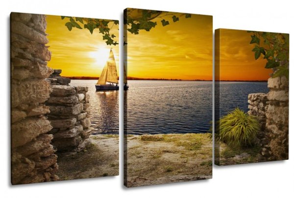 Триптих природа с водой