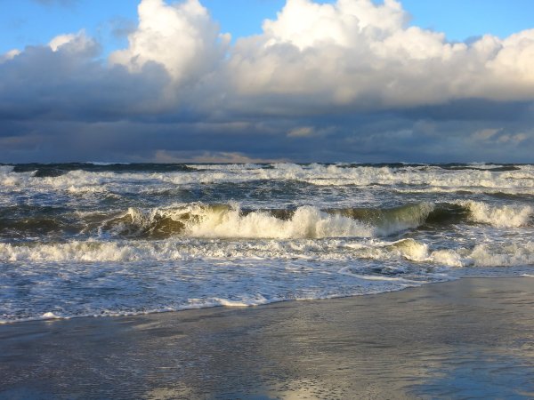 Море океан волны шторм ЦУНАМИ