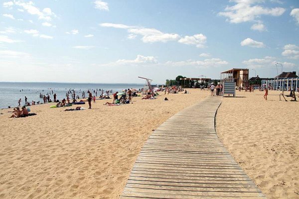 Лаишево Кама пляж
