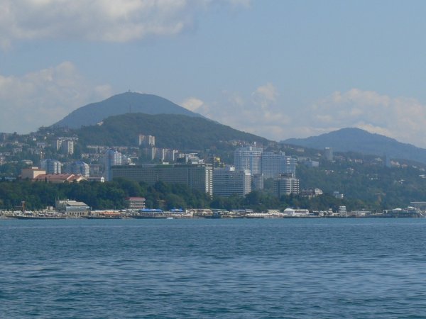 Адлер море горы