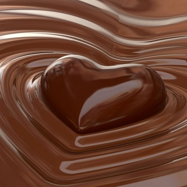 Шоколад сердечки