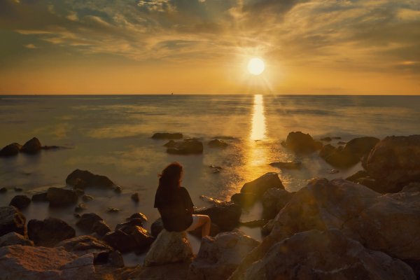 Лучезарное море вечер