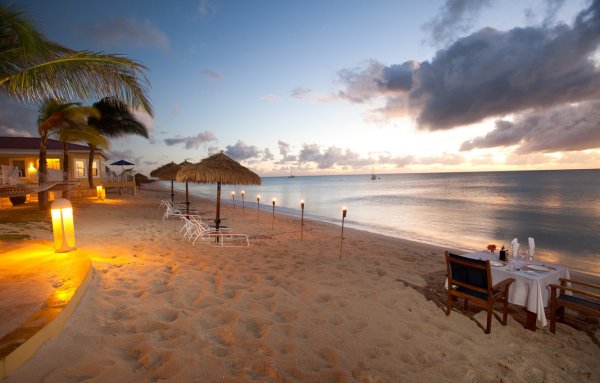 Летний закат на море