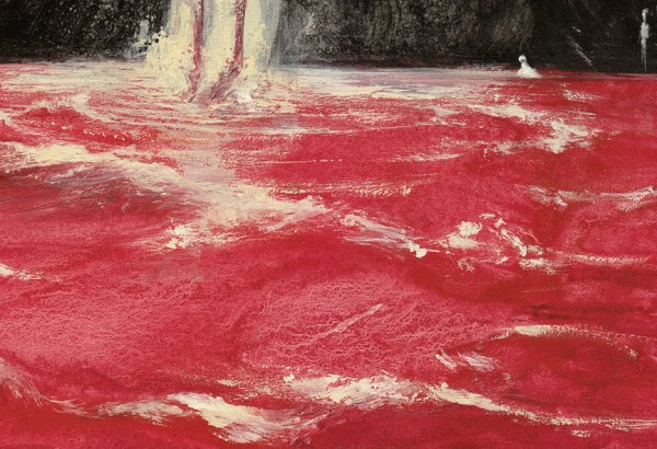 Как выглядит кровавое море