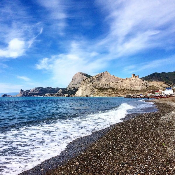 Город Судак в Крыму