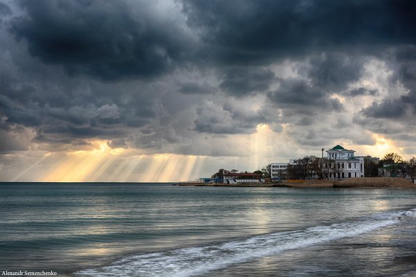 Набережная Евпатория панорама