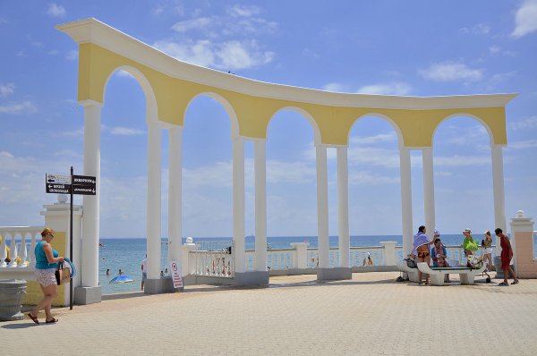 Набережная Горького Евпатория