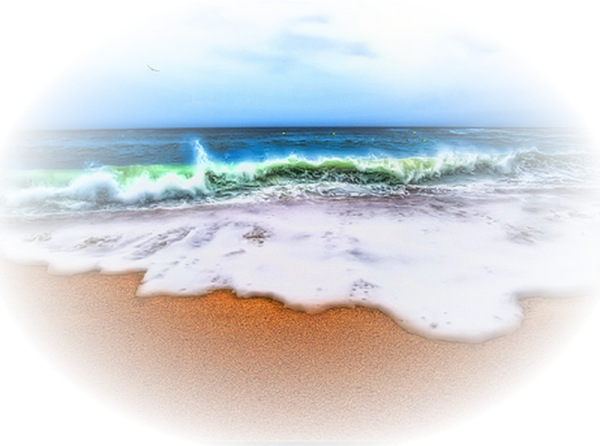 Морские пейзажи на прозрачном фоне