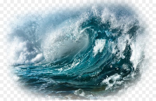 Волна на белом фоне