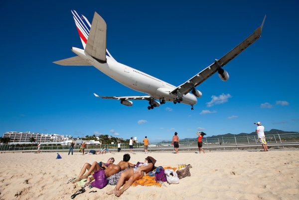 Аэропорт принцессы Юлианы на острове сен-Мартен