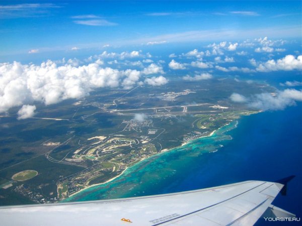 Красивый взлет самолета