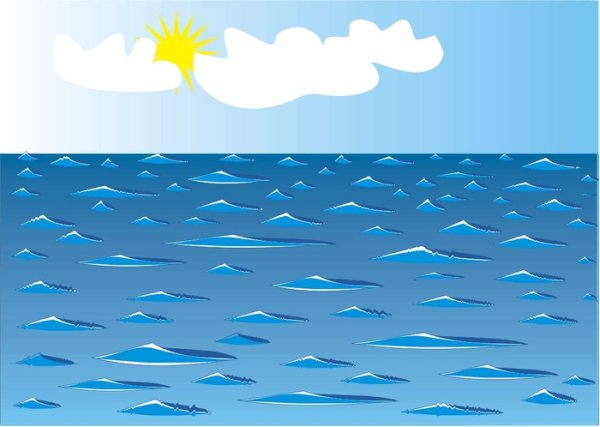 Море мультяшное