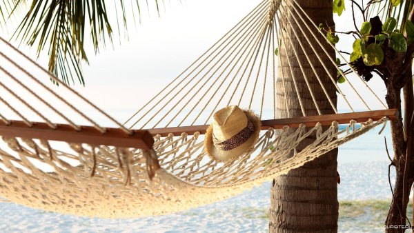 Гамак на пляже