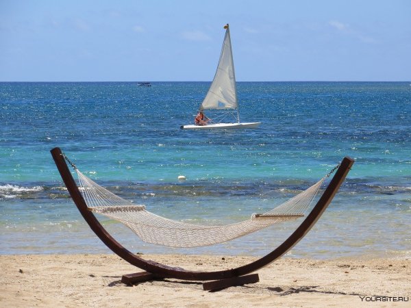Лето море гамак