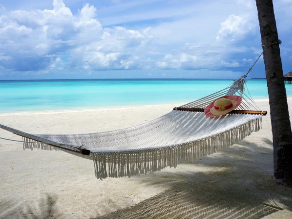 Гамак на берегу моря