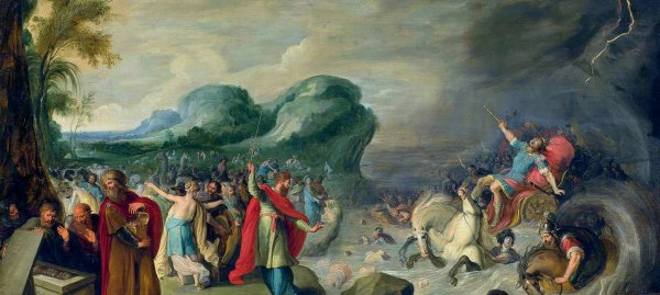 Моисей красное море расступилось