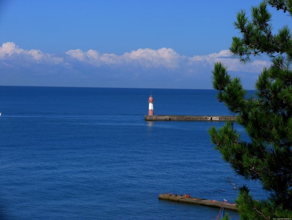 Побережье черного моря Сочи