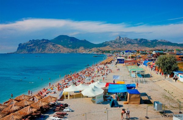 Коктебель море набережная