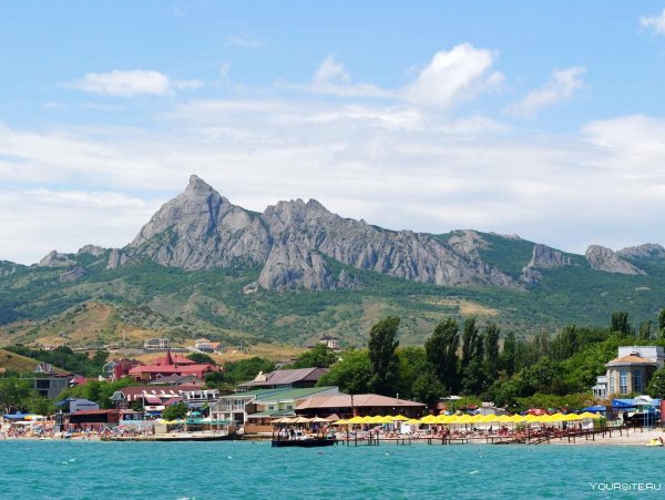 Коктебель горы море