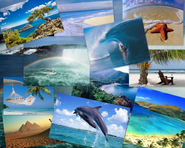 Морской коллаж