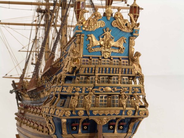 HMS Sovereign of the Seas 1637 гравюра