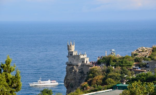 Черное море Крым Ласточкино гнездо