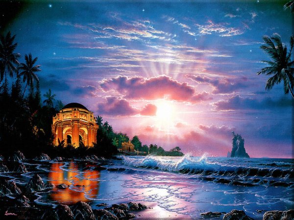 Восточный пейзаж