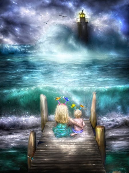 Девочка и Маяк