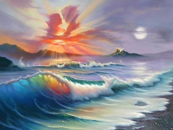 Девушка у моря фэнтези