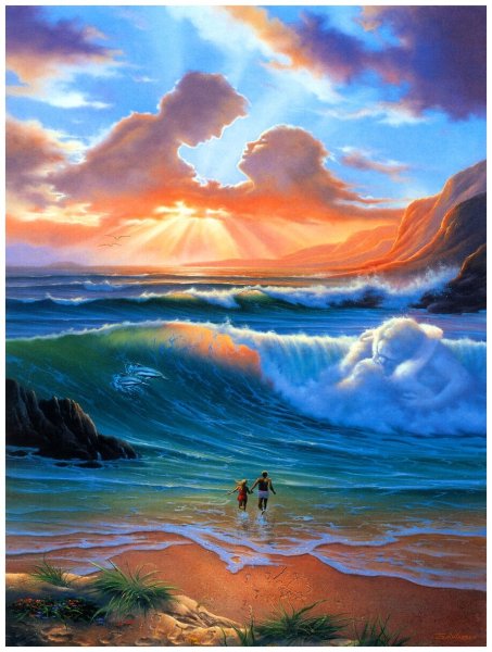 Японский художник Кагая