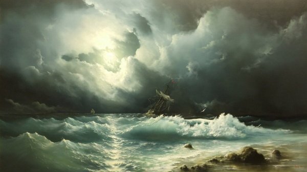 Robert William Wood художник море