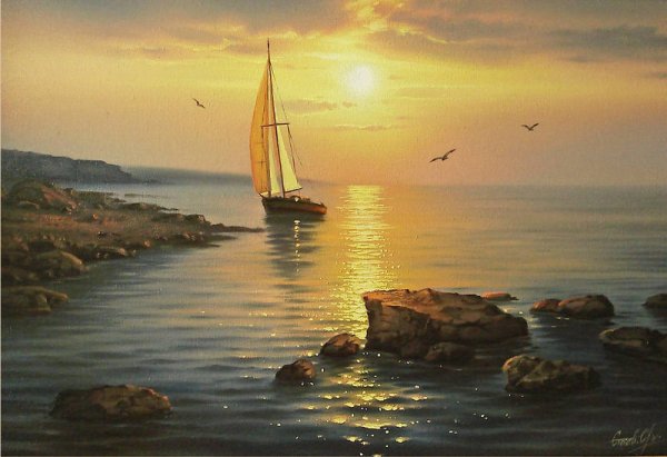 Погасло дневное светило Пушкин иллюстрации