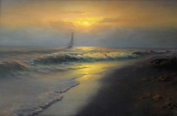 Картины дети и море