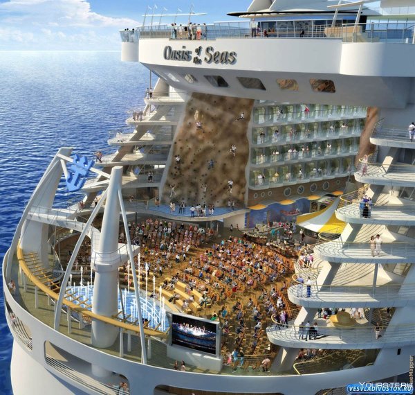 Оазис морей круизный лайнер