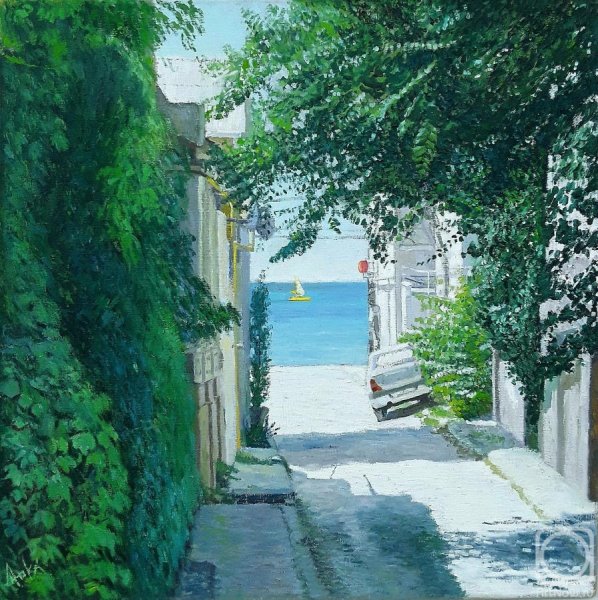 Старые улочки с видом на море