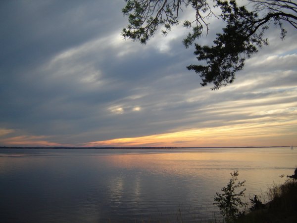 Горе море Горьковское водохранилище