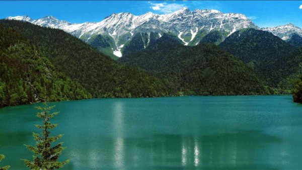 Рица Абхазия панорама