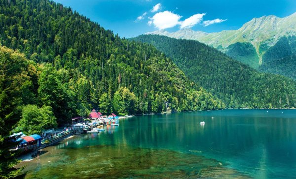 Озеро Рица Жемчужина Абхазии