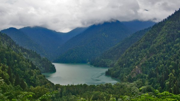 Озеро Рица Абхазия Легенда