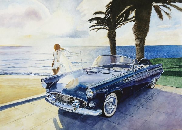 Фольксваген Битл небесного цвета