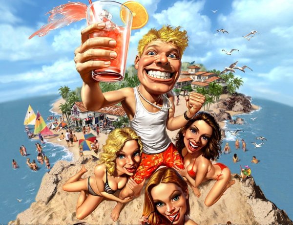 Лето жара пляж