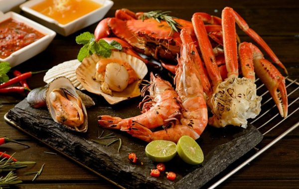 Красивые морепродукты