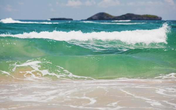 Море волны берег