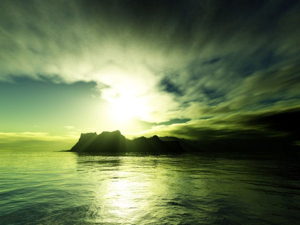 Зеленое море