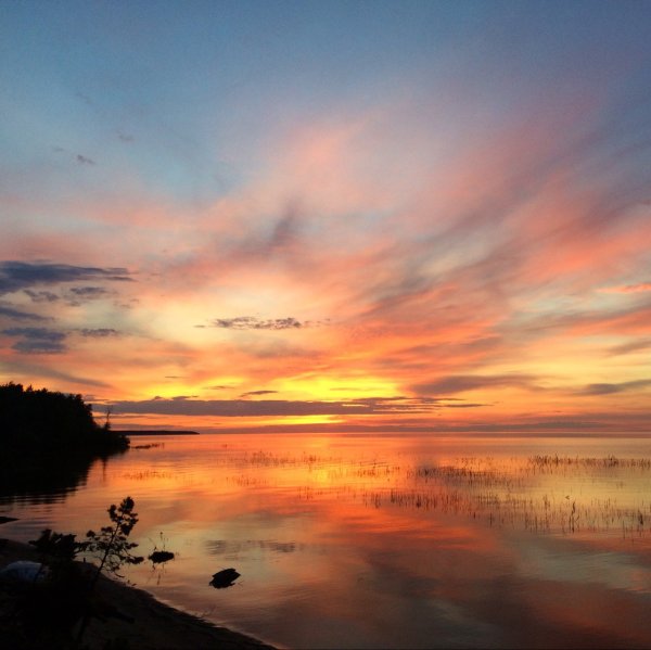 Рыбинское водохранилище море