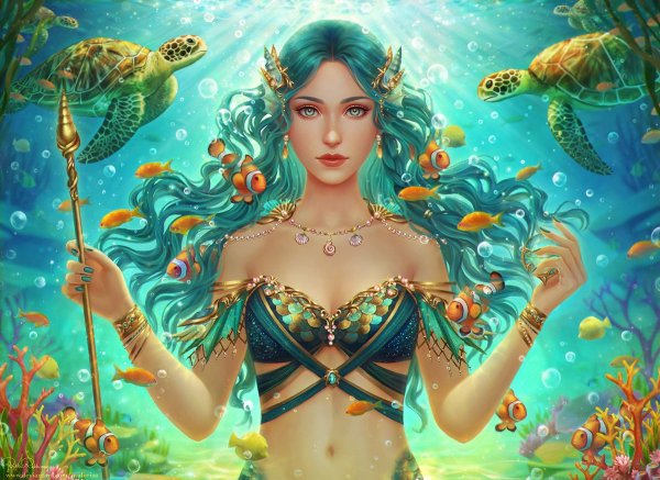 Амфитрита богиня моря