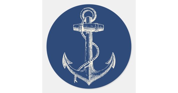 Якорь в круге