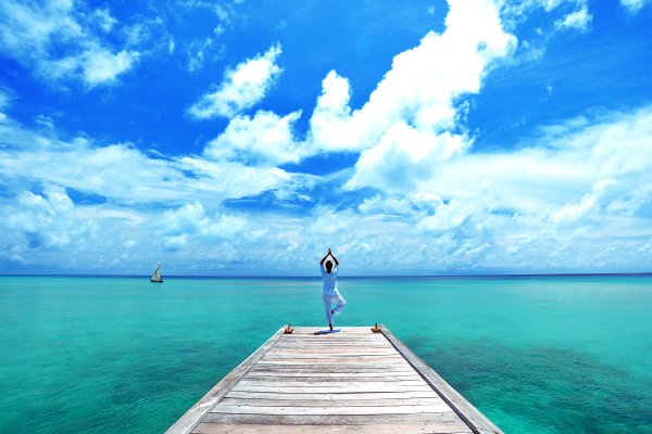 Закат над океаном