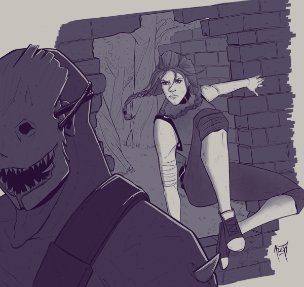 Dead by Daylight арт Салли Смитсон