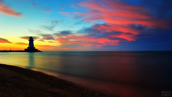 Берег Каспийского моря Баку